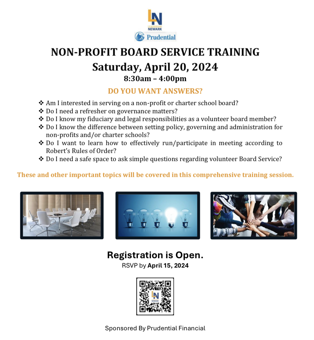 A Non-Profit Board Service Training for Spring 2024